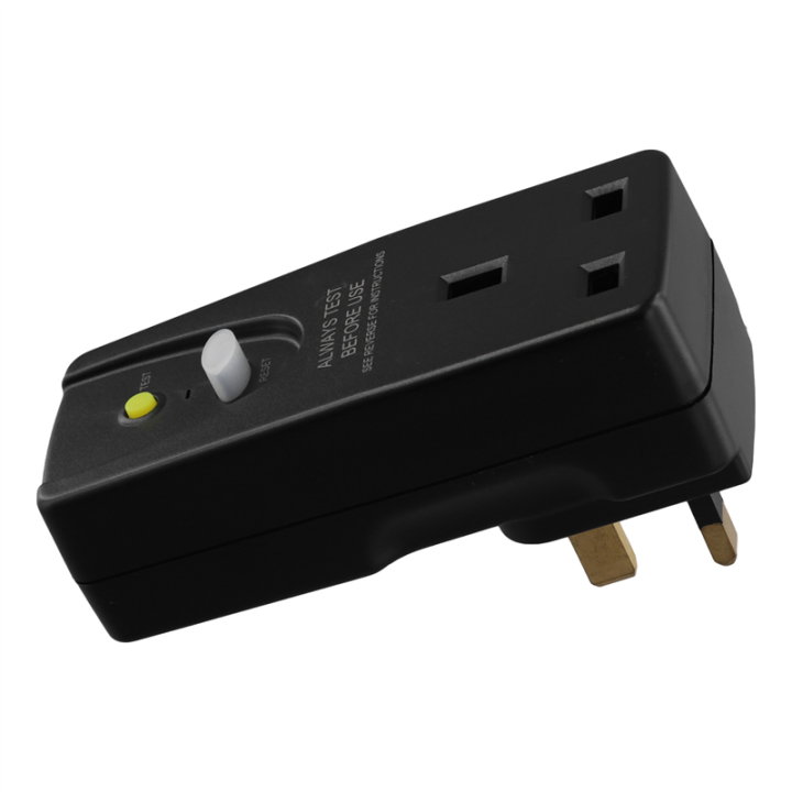 13A RCD Plug Safety RCD Adaptor,with Circuit Breaker Uk Plug
