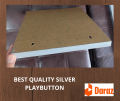 Silver Color Play Button. 