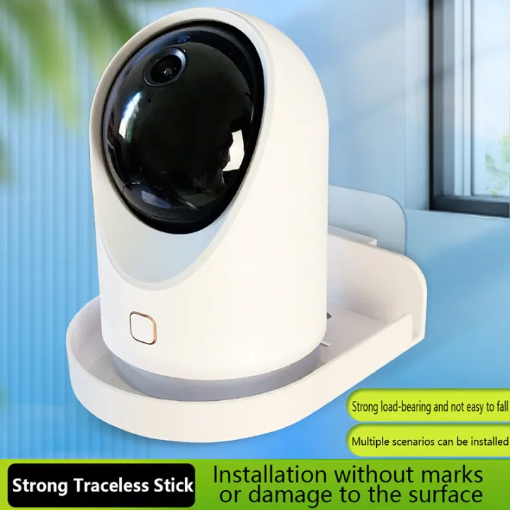 Security%20Surveillance%20CCTV%20Camera%20Holder%20Stand%20Home%20Self-Adhesive%20Drill-free%20Fixer%20New%20Traceless%20Wall-Mounted%20Bracket%20-%20Image%202