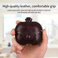 Protective Leather Case for Samsung Galaxy Buds 3/3 Pro with Lock and Metal Clasp. 
