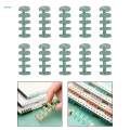 10x 5 Rings Loose Leaf Binder Rings Removable Binding Spines DIY Comb Binding Rings for School. 