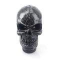 Skull Shape Head Shift Knob Car Accessories Auto Parts Decoration Car Manual Gear Stick Shifter Lever Knob Gear Shift Knober-Purple. 