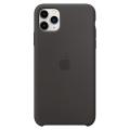 Apple iphone 11 pro max silicone case - black. 