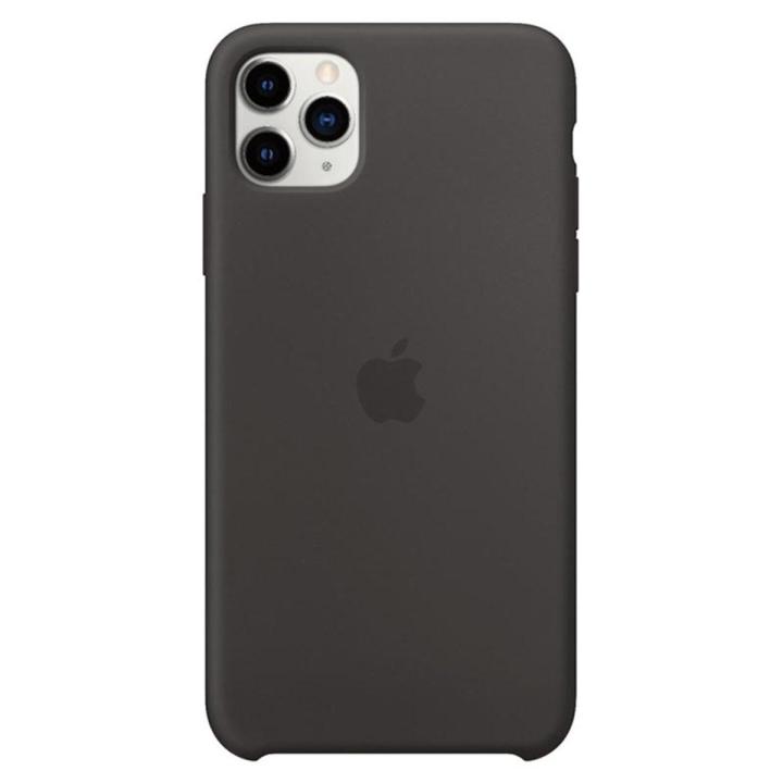 Apple iphone 11 pro max silicone case - black