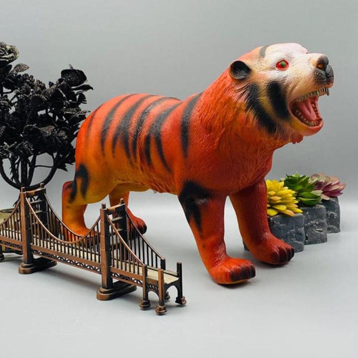 Jungle Animal Recongnition Learning Educational Action Figure Soft Rubber Wild Forest Animals Toys For Kids