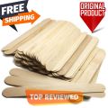 Wax Applicator Sticks 6 Inches Long 100 PCS Wooden Sticks Makes Waxing Easier - 100 Pcs. 