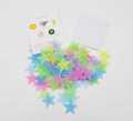 GLOWING STARS PACK OF 100 GLOWING LUMINOUS STARS AT NIGHT WITH DOUBLE TAPE. 