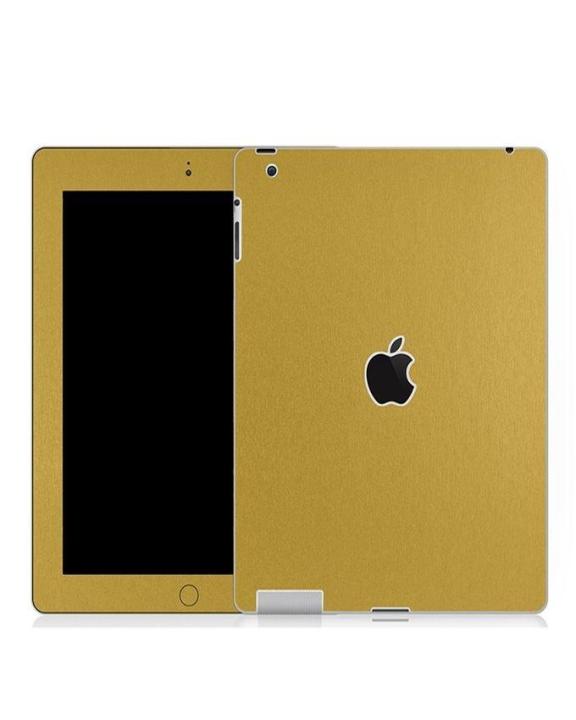 IPAD%203rd%20Gen%20%20Gold%20Brushed%20Metal%20Texture%20Skin%20-%20Image%203