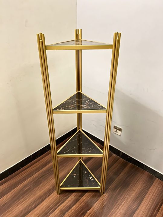 Corner Rack For Decoration Use Corner Stand Triangle  Shape Corner