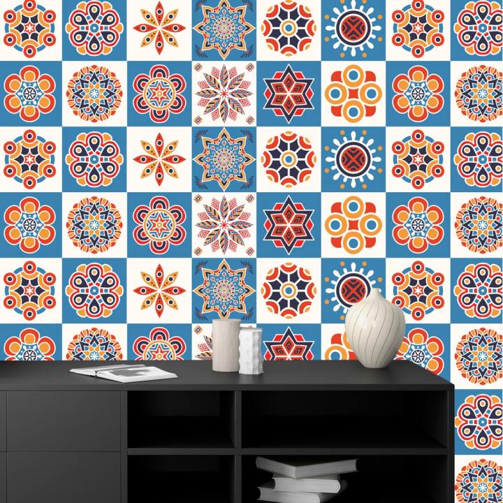Pack%20Of%2012%20-%20Traditional%20Talavera%20Tiles%20Stickers%20For%20Bathroom%20&%20Kitchen%20-%20Image%207