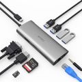 WiWU Alpha 11 In 1 Type C Multi Adapter Hub For MacBook_Notebook Laptops. 