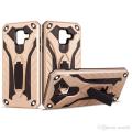 Samsung Galaxy J6 Plus Armor Back Cover, Shockproof TPU with Foldable Kickstand. 
