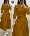 Stylish Pocket Long Frock for Women - Casual Frocks for Women. 