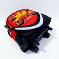 McQueen Cars 13Inch 3D Children's Trolley Backpack for Pre-Nursery,KG Kids School High Quality Bag. 