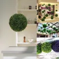 Artificial Plastic Milan Grass Boxwood Kissing Ball for Garden Home Decor Wedding Christmas Bar Party Supplies. 