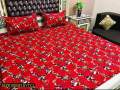 Printed Bedsheet Cotton Satton with Pillow Covers. 