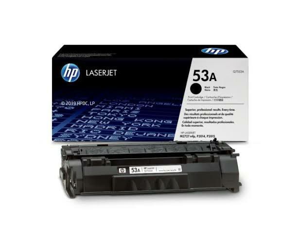 HP 53A Black LaserJet Toner Cartridge, Q7553A