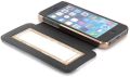 Ted Baker iPhone SE (2016) / 5S Case - Luxury Folio Case/Cover in Flower Design for Women with Built-in Interior Mirror - Porcelain Rose - Black. 