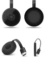 HDMI Wireless WiFi Dongle TV Streaming Device Chrome Cast Full HD 1080P Digital Media Stream Video HDTV Mira Cast Full HD 1080P Android TV Stick Black. 
