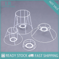 【Miga Plaza】 Lamp Lampshade Shade Wire Frame DIY Guard Ring Light Cage Holder Bulbpendant Drum Table Metal Vintage Cover Round Ceiling Iron. 