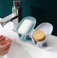 2 pcs newstyle Leaf Shape Soap Box Drain Soap Holder Box Bathroom Shower Soap Holder Dish Storage Plate Tray Bathroom Supplies Bathroom Gadgets | Saban dani, soap container | Hydraulic Suction Sink Soap Tray (Mix/Random color). 