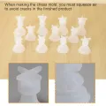 Resin Silicone Chess Epoxy Resin Casting Mold DIY Crafts Making Birthday Gift. 