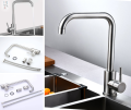 360° Rotating Hot & Cold Kitchen Sink Faucet with Complete Fitting | Kitchen Sink Mixer | Swivel Faucet for Kitchen Sink | Single Lever Commercial Tap (Free Shipping) - Zain Appliances. 