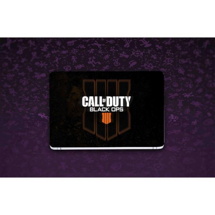 Call Of Duty Black Ops 4 Laptop Back Skin Wallpaper -Laptop Skin ...