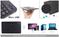 Slim Bluetooth Keybòard Compatible with íPad 10.2-inch/íPad Air/íPad 9.7-inch/íPad Pro/íPad Mini, íPhone and Other Bluetooth Enabled Devices Including íOS, Android, Windows.. 