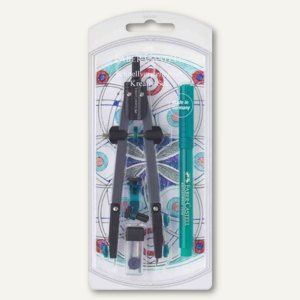 Faber Castell Quick-set compass creativity set 4 pieces