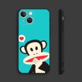 P-Paul F-Frank Big Mouth Monkey Phone Case For iPhone 15,14,13,12,11 Plus,Pro,Max,XR,XS,X,7,8 Plus,SE,Mini Silicone Soft. 