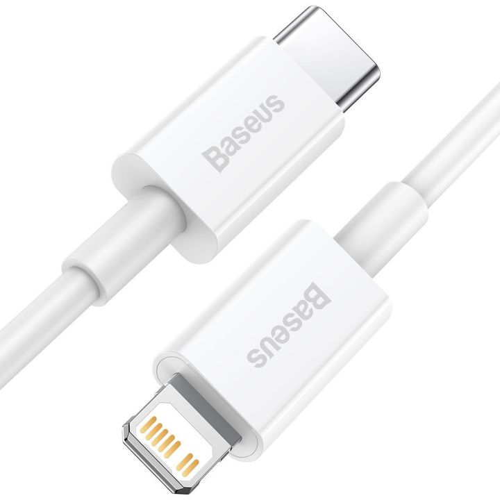 Baseus 20W Type C to Lightning Cable - PD Fast Charge Superior Series USB C to iPhone TPE Cable - 1M/2M