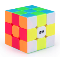 QIYI Warrior Logo Speed Cube 3x3x3 - Sticker less - Magic Cube - Rubik's Cube. 