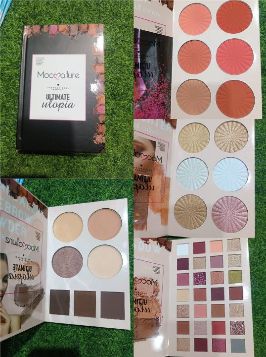 Mocullare%204%20In%201%20Makeup%20Book%20Palette%20With%20Eyeshadow,Blusher,Highlighter,%20Lipstick%20And%20Concealer%20Mocallure%204in1%20Makeup%20Glamour%20Palette%20Ultimate%20Book%20All%20in%20One%20Blush,%20Eye%20shadow,%20Contour%20&%20Highlighter%20Set%20-%20Image%208