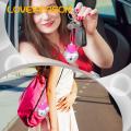 Loveseason Cowboy Hat Ornament Shiny Car Rear View Mirror Hanging Cowgirl Hat Disco Ball. 