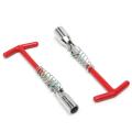 Conventional T-Handle Universal Joint Spark Plug Remover Installer Set 5/8" 13/16" 16-21 mm. 