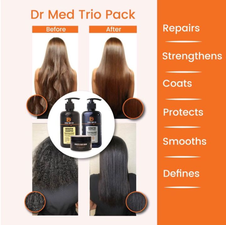 "DR%20MED%20Keratin%20Haircare%20Trio:%20Shampoo,%20Conditioner,%20and%20Hair%20Mask%20for%20Revitalized%20Locks"%20-%20Image%204