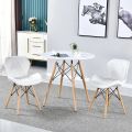 Round Dinnig Table , Coffe Table ,Dining Table Modern Round Nordic Scandinavian MDF Top Solid Beech Legs for Living Room Kitchen Dining Room Apartment 80x80x75cm, Dinnig , Round Table. 