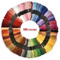 Embroidery Thread Set (100 Skeins). 