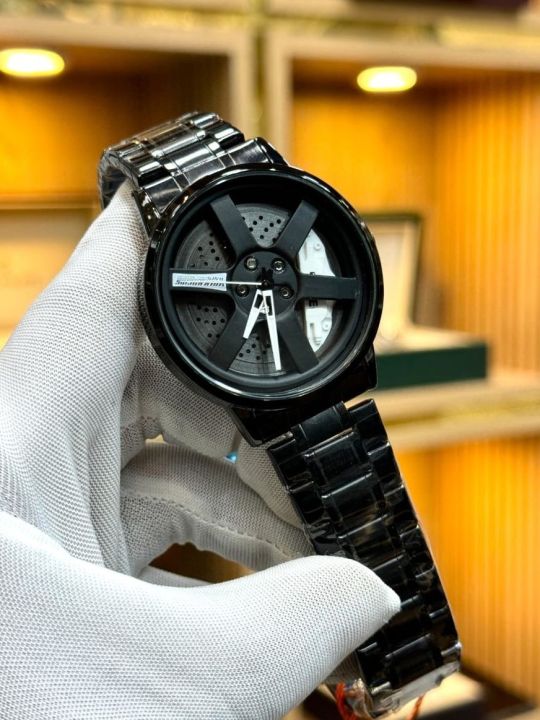 Wheel%20Watch%20Rotation%20Wheel%20Sports%20Car%20Rim%20Luxury%20Men's%20Watch%20Spinning%20Alloy%20Wheel%20Watch%20for%20Boys%20Men%20Creative%20Fashion%20Men%20Stainless%20Steel%20&%20Leather%20Straps%20Watch%20Amazing%20Smart%20Watch%20-%20Image%202
