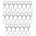 20Pcs Key Chain Clip Hook Swivel Lanyard Snap Keychain Ring DIY Accessories Hardware. 