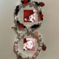 Nana and Hachi matching friendship bracelets Y2K Jewelry Handmade. 