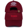 Unisex Spring summer DAMN Hats Embroidered Earth Dad Hat Hip Hop cap Kendrick lamar Rapper Snapback hats Baseball Cap wholesale. 