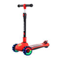 Ferrari Scooty For Kids 3 Wheel Foldable Adjustable Scooter With LED Lights Ferrari Kickboard Heavy Duty For 3to12 Years Kids. 
