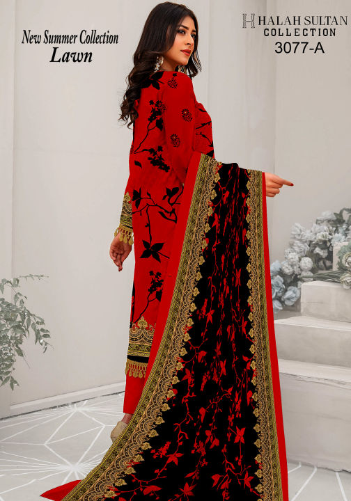 Halah%20Sultan%20Summer%20Collection%20Lawn%20Unstitched%203%20Piece%20Suit%20DN#%203077-A%20-%20Image%202