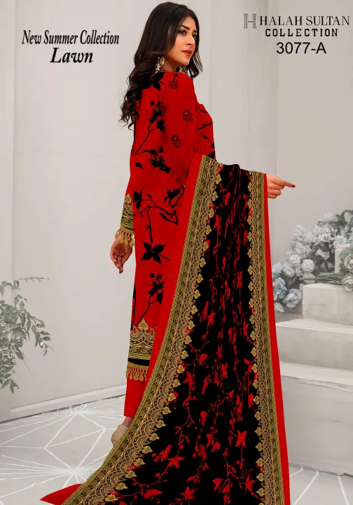 Halah%20Sultan%20Summer%20Collection%20Lawn%20Unstitched%203%20Piece%20Suit%20DN#%203077-A%20-%20Image%202