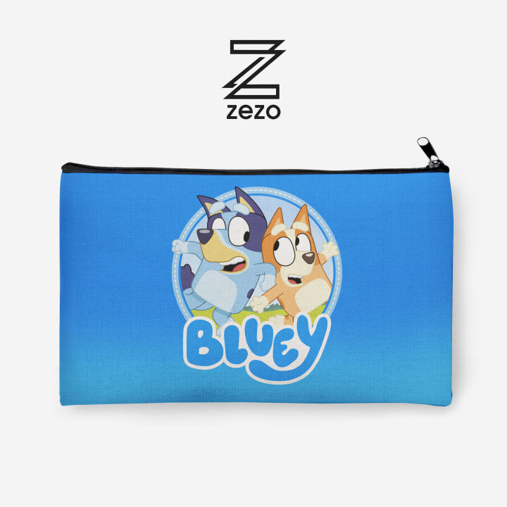 Bluey Pencil Pouch - Geometry Box For Girls & Boys | Washable, High-Quality Multi-purpose Stationery Bluey Pencil Box By Zezo