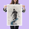 Lionel Messi Sketch Style Poster With Frame | Wall Art | Home Decor | Gift For Football Lovers Messi wall art, Messi glass poster, Messi framed poster, Lionel Messi sketch, football wall decor, Messi artwork, Messi gift, Messi fans decor, football. 