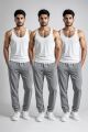 Hinz Men's Sleeveless Vest Pack of 3 Premium Cotton Fabric. 