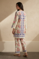 Zellbury Stitched Summer 2 Piece Textured Lawn Kurta Trouser - 2607 Cambric Trouser RTW - Stitched Suit For Women - Dress For Girls - Women Pret - Summer '1.0 - Essential Pret Collection-2026. 